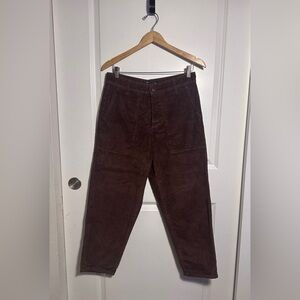 ASOS Dark Brown Corduroy Pants